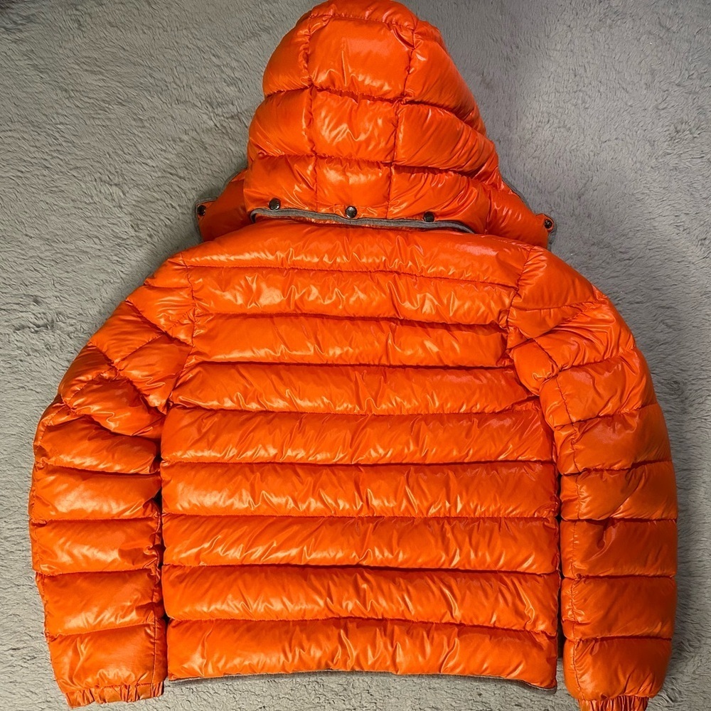 MONCLER kids puff jacket in orange - Picture 15 of 17
